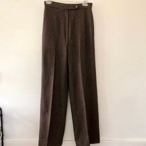 Vintage Brown Wool Trousers